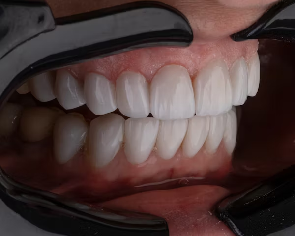 a photo showing the complete set of teeth